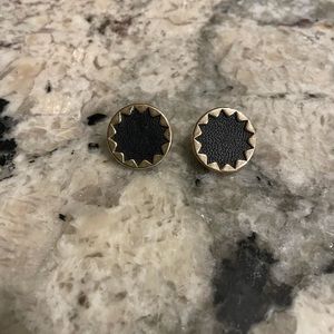 House of Harlow black earrings